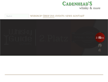 Tablet Screenshot of cadenheads.ch
